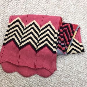 Nordstrom Accessories - Cashmere scarf zig zag knit multi color Nordstrom Accessories - Cashmere scarf zig zag knit multi color